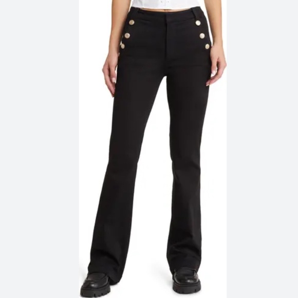 LOFT Pants - NWT Loft Black Marisa Trouser Sailor Pants size 6